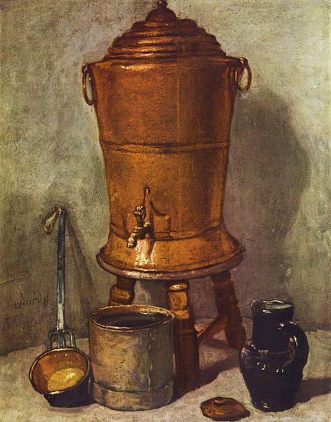 Jean Simeon Chardin Der Wasserbehalter France oil painting art